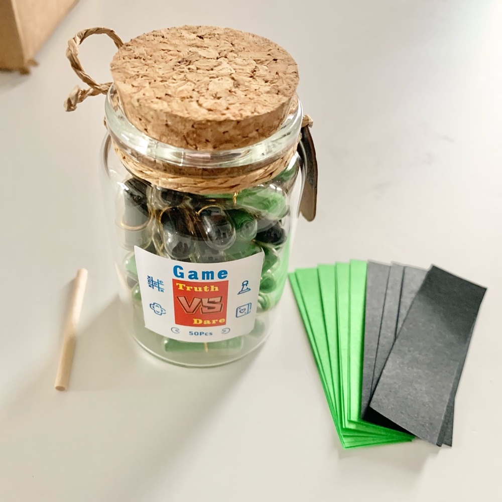 Mini jar with capsules (For anything)
